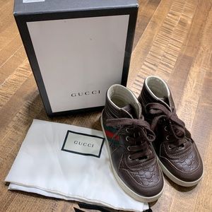 EXCELLENT condition Kids’ Gucci High Tops